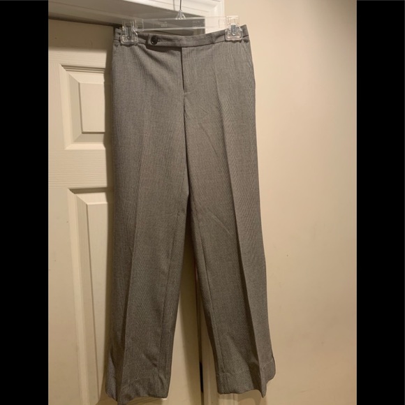 Rafaella Pants - Rafaella Gray Suit Pants, Size 4 Petite